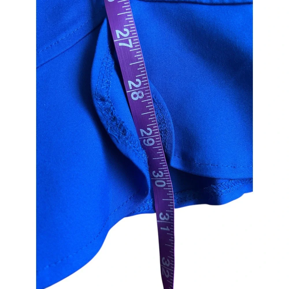 Superdown Shayla Ruffle Mini Dress Cobalt Blue Women's XS NEW